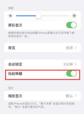 高邮苹果授权维修站分享iPhone轻点无法唤醒怎么办