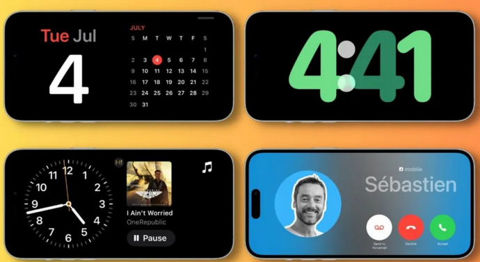 高邮苹果手机维修分享iOS17横屏充电待机显示有什么好处 